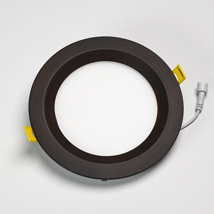 Halco - DFDLS6-RT-RD-RC-BZ - Recessed Smooth Trim 6in Bronze for Slim Downlight product image