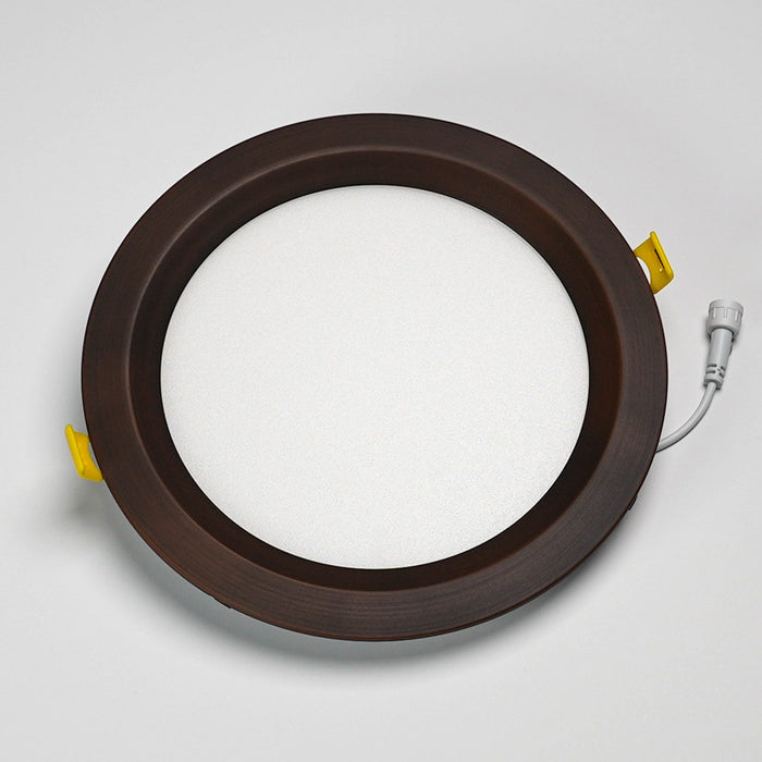 Halco - DFDLS8-RT-RD-RC-BZ - Recessed Smooth Trim 8in Bronze for Slim Downlight product image