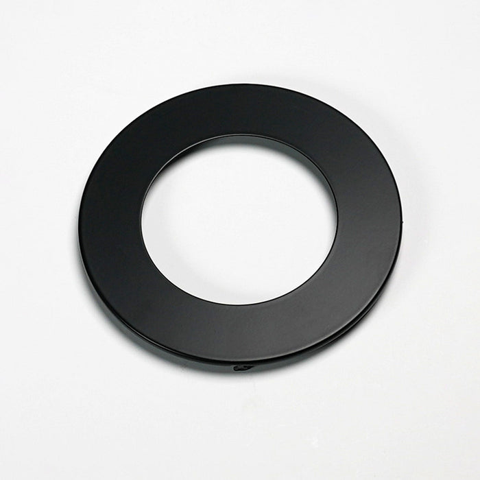Halco - DFDLS4-RT-RD-BK - Flat Smooth Trim 4in Black for Slim Downlight product image