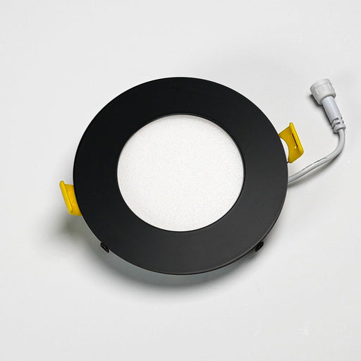 Halco - DFDLS4-RT-RD-BK - Flat Smooth Trim 4in Black for Slim Downlight product image