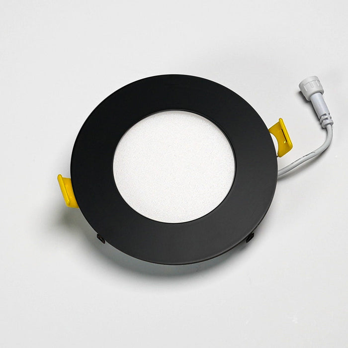 Halco - DFDLS4-RT-RD-BK - Flat Smooth Trim 4in Black for Slim Downlight product image