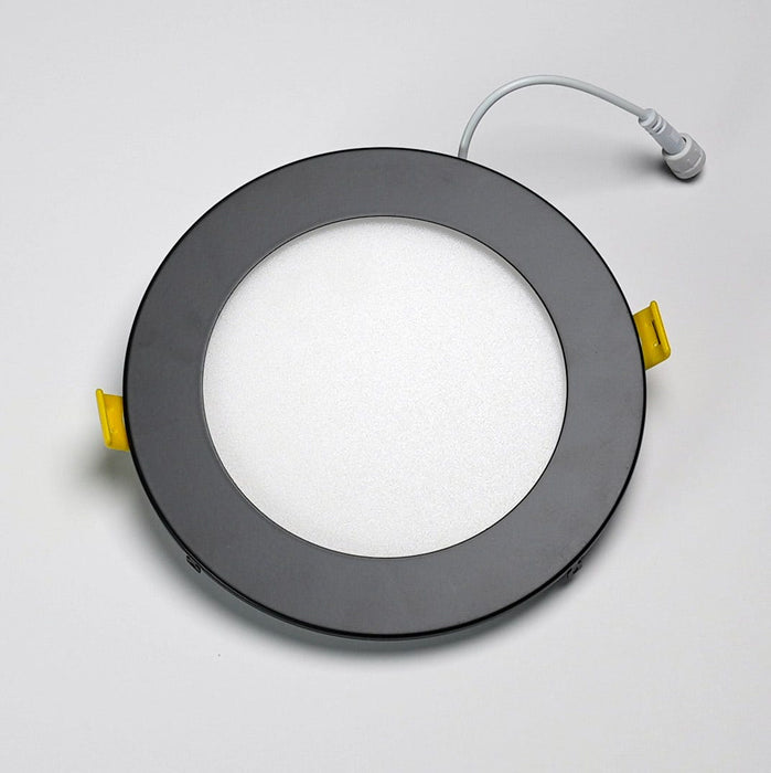 Halco - DFDLS6-RT-RD-BK - Flat Smooth Trim 6in Black for Slim Downlight product image