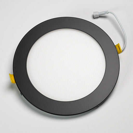Halco - DFDLS8-RT-RD-BK - Flat Smooth Trim 8in Black for Slim Downlight product image