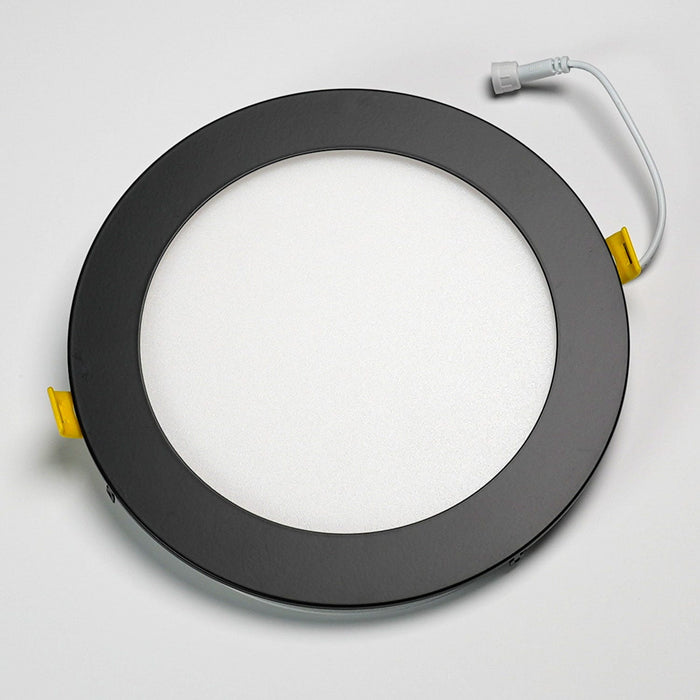Halco - DFDLS8-RT-RD-BK - Flat Smooth Trim 8in Black for Slim Downlight product image