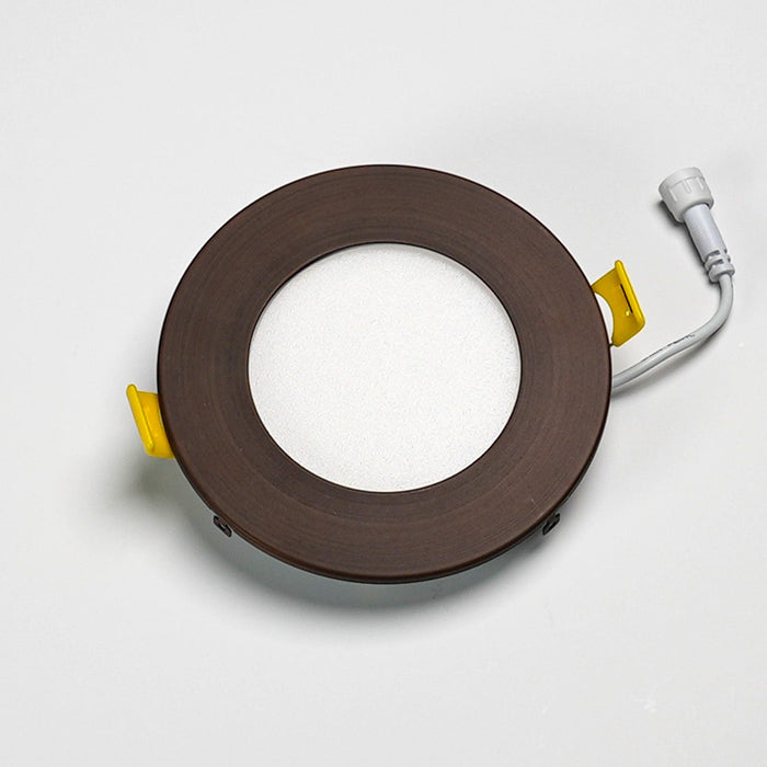 Halco - DFDLS4-RT-RD-BZ - Flat Smooth Trim 4in Bronze for Slim Downlight product image