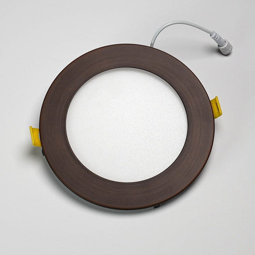Halco - DFDLS6-RT-RD-BZ - Flat Smooth Trim 6in Bronze for Slim Downlight product image