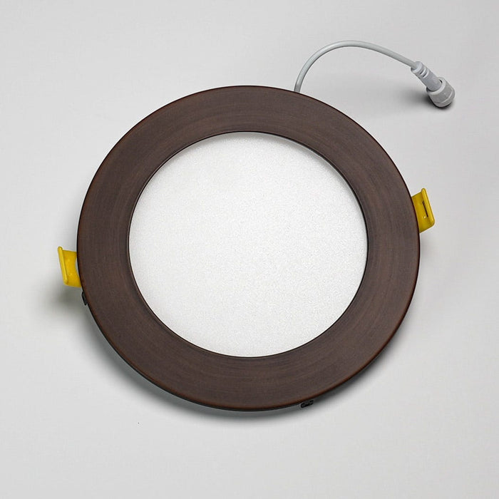 Halco - DFDLS6-RT-RD-BZ - Flat Smooth Trim 6in Bronze for Slim Downlight product image