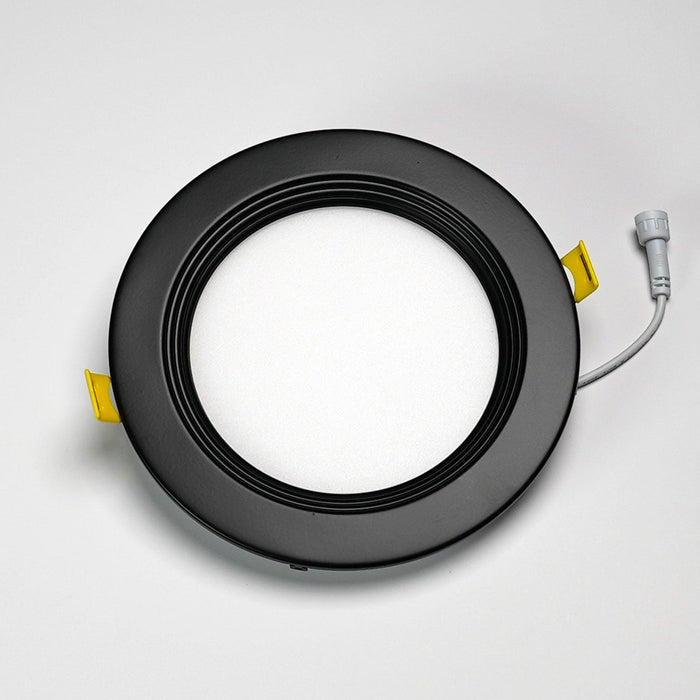 Halco - DFDLS6-RT-RD-BT-BK - Recessed Baffle Trim 6in Black for Slim Downlight product image