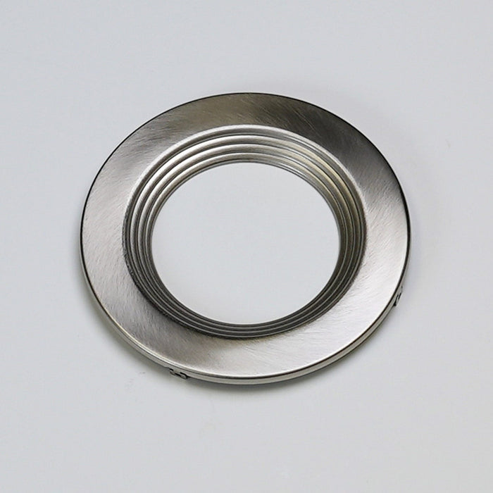 Halco - DFDLS4-RT-RD-BT-SN - Recessed Baffle Trim 4in Satin Nickel for Slim Downlight product image