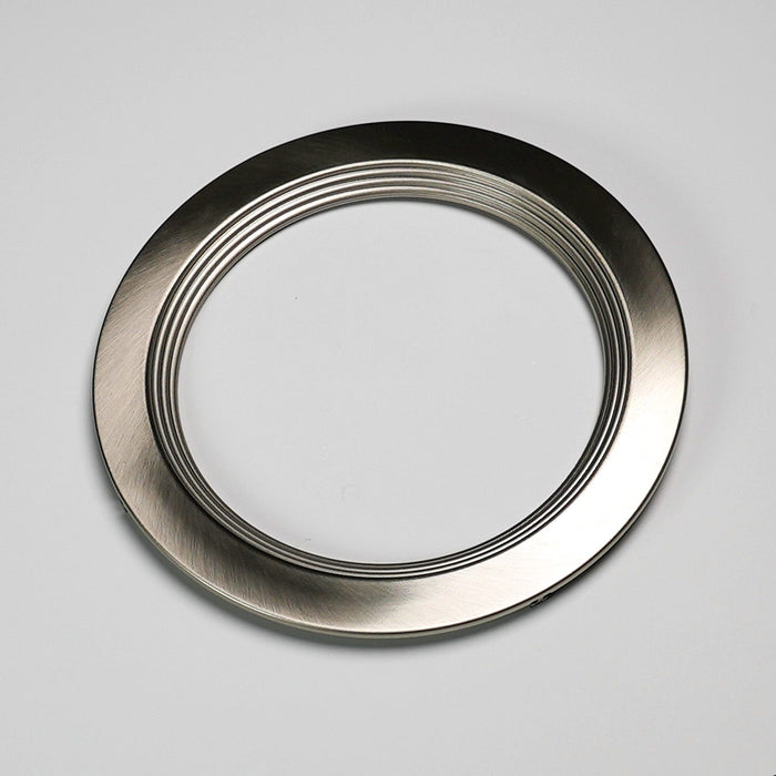 Halco - DFDLS8-RT-RD-BT-SN - Recessed Baffle Trim 8in Satin Nickel for Slim Downlight product image