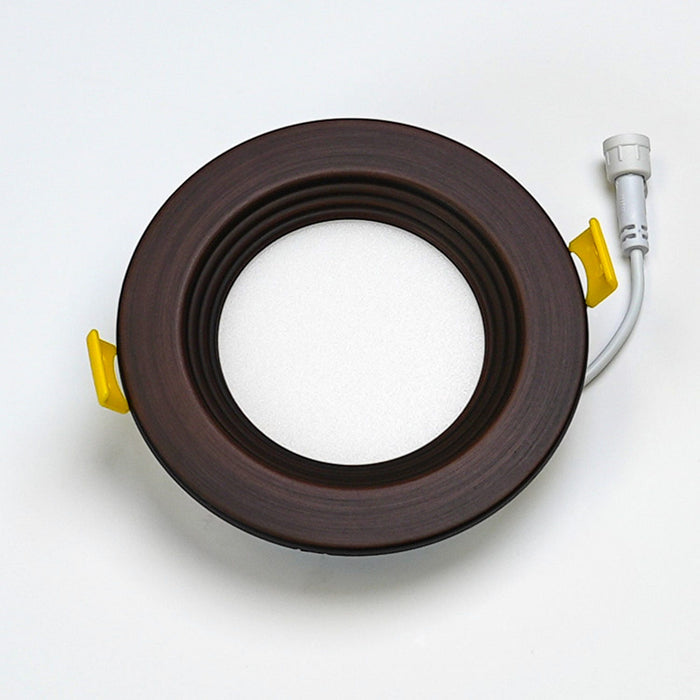Halco - DFDLS4-RT-RD-BT-BZ - Recessed Baffle Trim 4in Bronze for Slim Downlight product image