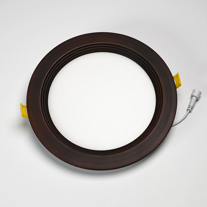 Halco - DFDLS8-RT-RD-BT-BZ - Recessed Baffle Trim 8in Bronze for Slim Downlight product image