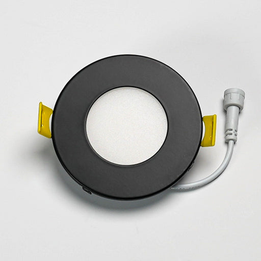 Halco - DFDLS3-RT-RD-BK - Flat Smooth Trim 3in Black for Slim Downlight product image