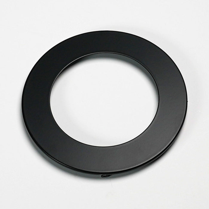 Halco - DFDLS5-RT-RD-BK - Flat Smooth Trim 5in Black for Slim Downlight product image