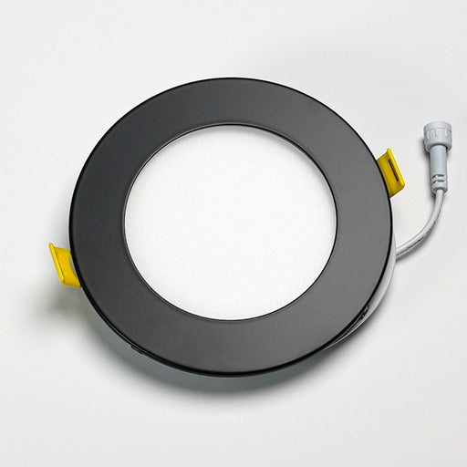 Halco - DFDLS5-RT-RD-BK - Flat Smooth Trim 5in Black for Slim Downlight product image