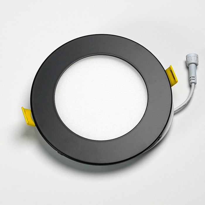 Halco - DFDLS5-RT-RD-BK - Flat Smooth Trim 5in Black for Slim Downlight product image