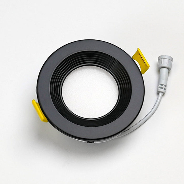 Halco - DFDLS3-RT-RD-BT-BK - Recessed Baffle Trim 3in Black for Slim Downlight product image