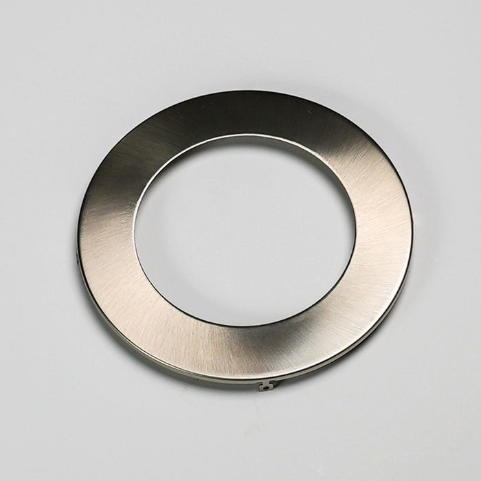 Halco - DFDLS5-RT-RD-SN - Flat Smooth Trim 5in Satin Nickel for Slim Downlight product image