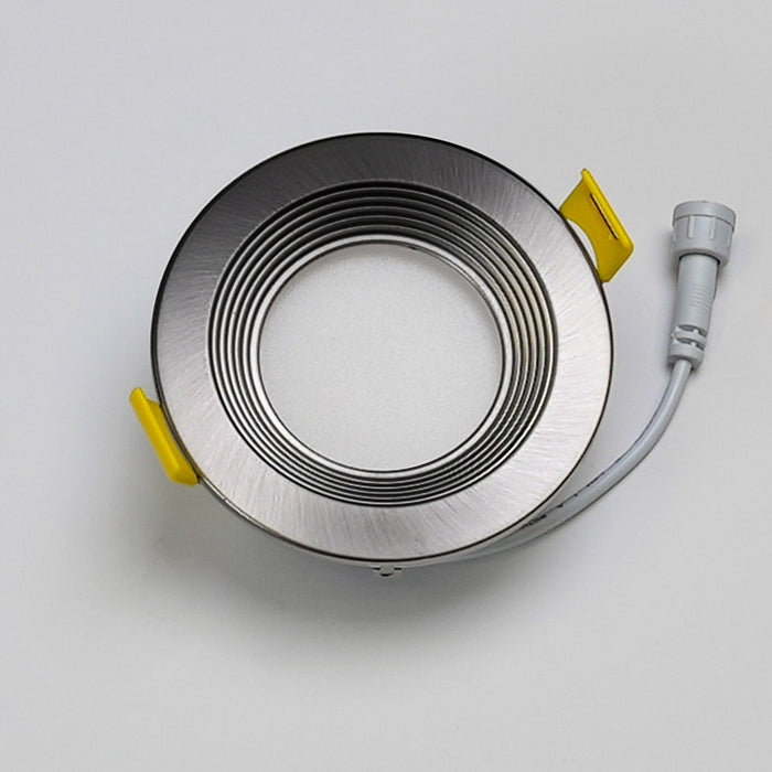 Halco - DFDLS3-RT-RD-BT-SN - Recessed Baffle Trim 3in Satin Nickel for Slim Downlight product image