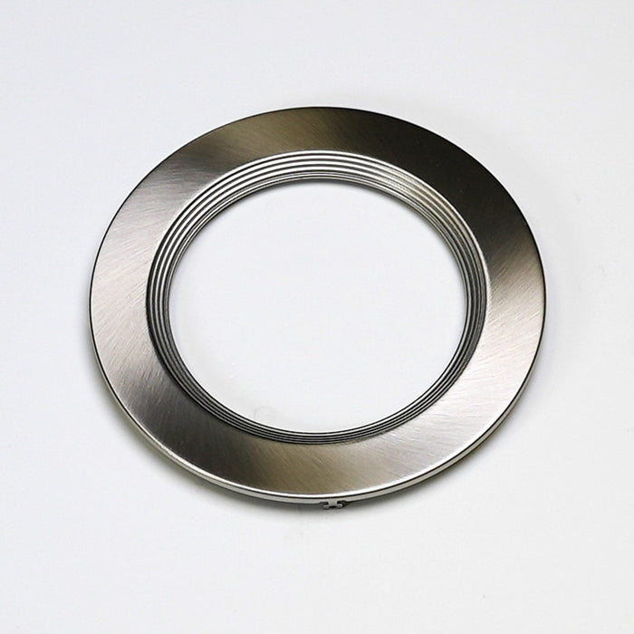Halco - DFDLS5-RT-RD-BT-SN - Recessed Baffle Trim 5in Satin Nickel for Slim Downlight product image