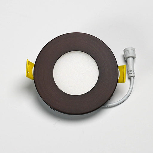 Halco - DFDLS3-RT-RD-BZ - Flat Smooth Trim 3in Bronze for Slim Downlight product image