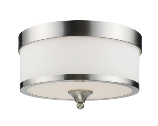 Flush Mount Z-Lite 308F-BN Brushed Nickel Cosmopolitan 3 Light Flush Mount Z-Lite