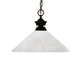 Pendant Z-Lite 100701BRZ-AWL14 Bronze Challenger 1 Light Pendant Z-Lite
