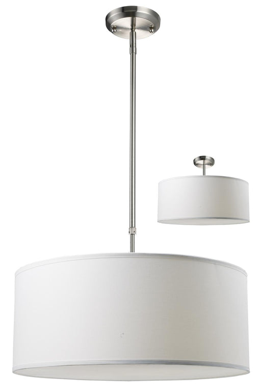 Pendant Z-Lite 171-20W-C Brushed Nickel Albion 3 Light Pendant Z-Lite