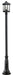 Outdoor Post Mounted Fixture Z-Lite 531PHBR-518P-BK Black Portland 1 Light Outdoor Post Mounted Fixture Z-Lite