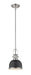 Pendant Z-Lite 725MP-MB+BN Matte Black + Brushed Nickel Melange 1 Light Pendant Z-Lite