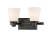 Vanity Light Z-Lite 7001-2V-BRZ Bronze Kayla 2 Light Vanity Z-Lite