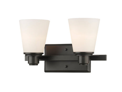 Vanity Light Z-Lite 7001-2V-BRZ Bronze Kayla 2 Light Vanity Z-Lite