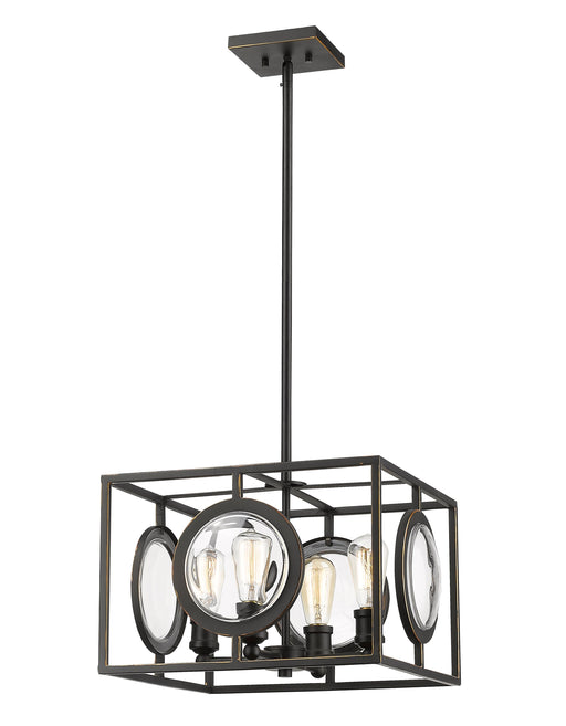 Pendant Z-Lite 448-16OB Olde Bronze Port 4 Light Pendant Z-Lite
