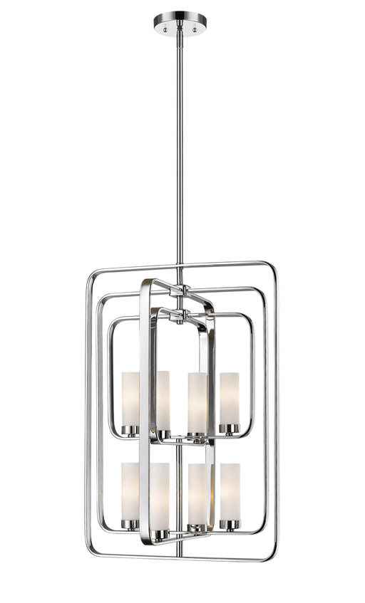 Chandelier Z-Lite 6000-8B-CH Chrome Aideen 8 Light Chandelier Z-Lite