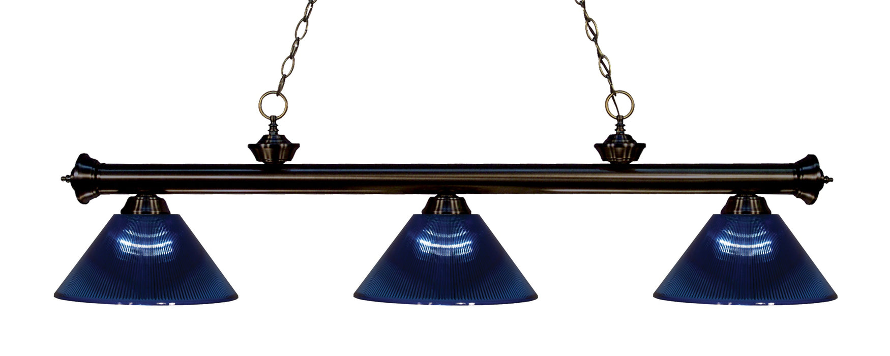 Billiard Z-Lite 200-3BRZ-ARDB Bronze Riviera 3 Light Billiard Z-Lite