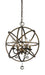 Chandelier Z-Lite 416-16 Golden Bronze Acadia 4 Light Chandelier Z-Lite