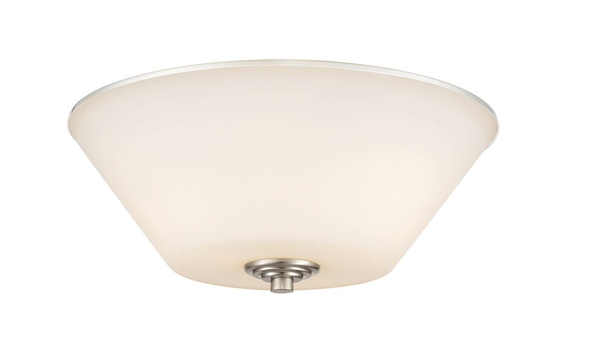 Flush Mount Z-Lite 432F3-BN Brushed Nickel Jarra 3 Light Flush Mount Z-Lite