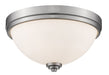 Flush Mount Z-Lite 443F2-BN Brushed Nickel Ashton 2 Light Flush Mount Z-Lite