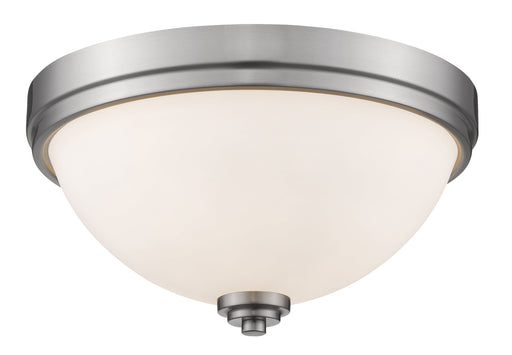Flush Mount Z-Lite 443F2-BN Brushed Nickel Ashton 2 Light Flush Mount Z-Lite