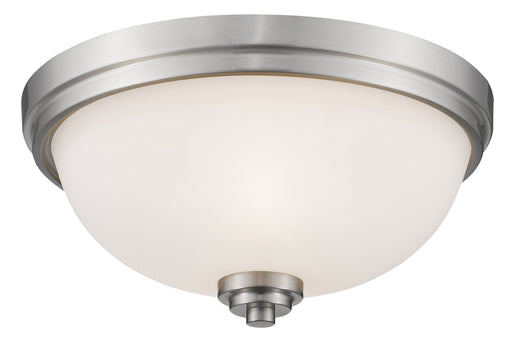 Flush Mount Z-Lite 443F3-BN Brushed Nickel Ashton 3 Light Flush Mount Z-Lite
