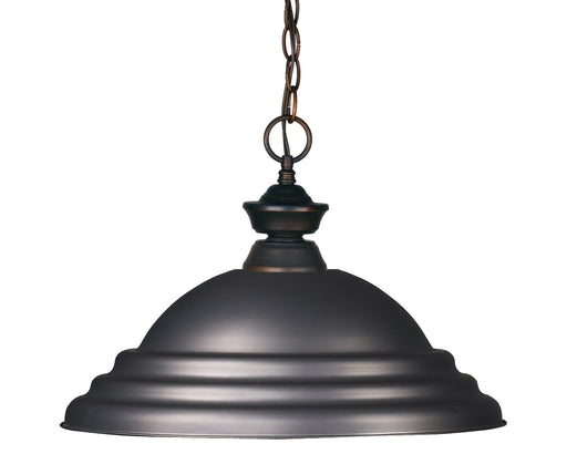 Pendant Z-Lite 100701OB-SOB Olde Bronze Riviera 1 Light Pendant Z-Lite