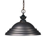 Pendant Z-Lite 100701OB-SOB Olde Bronze Riviera 1 Light Pendant Z-Lite
