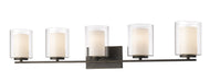Vanity Light Z-Lite 426-5V-OB Olde Bronze Willow 5 Light Vanity Z-Lite