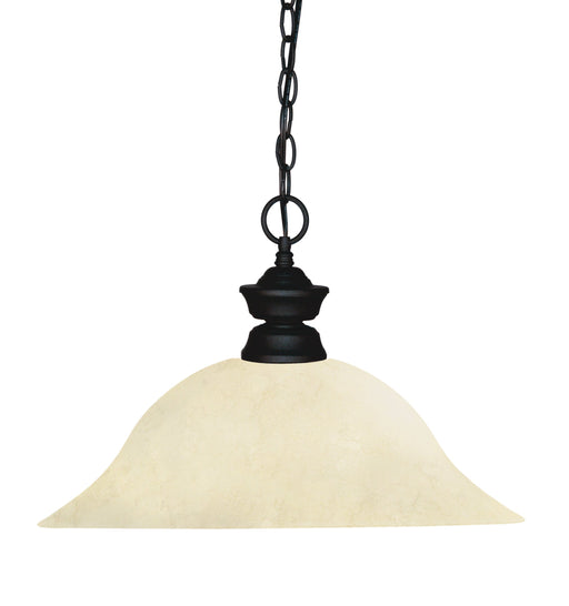 Pendant Z-Lite 100701MB-GM16 Matte Black Shark 1 Light Pendant Z-Lite