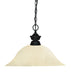 Pendant Z-Lite 100701MB-GM16 Matte Black Shark 1 Light Pendant Z-Lite