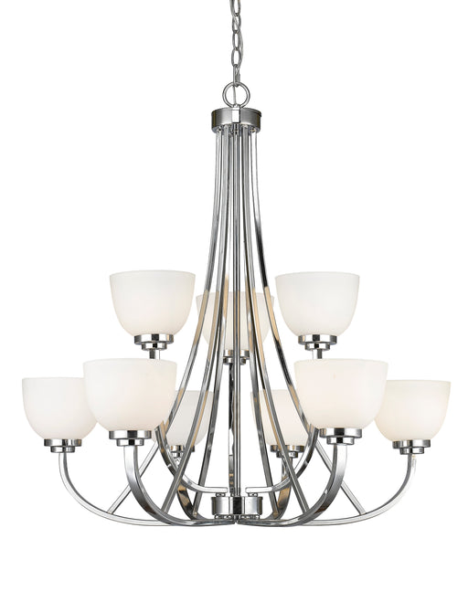 Chandelier Z-Lite 443-9-CH Chrome Ashton 9 Light Chandelier Z-Lite