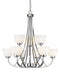 Chandelier Z-Lite 443-9-CH Chrome Ashton 9 Light Chandelier Z-Lite