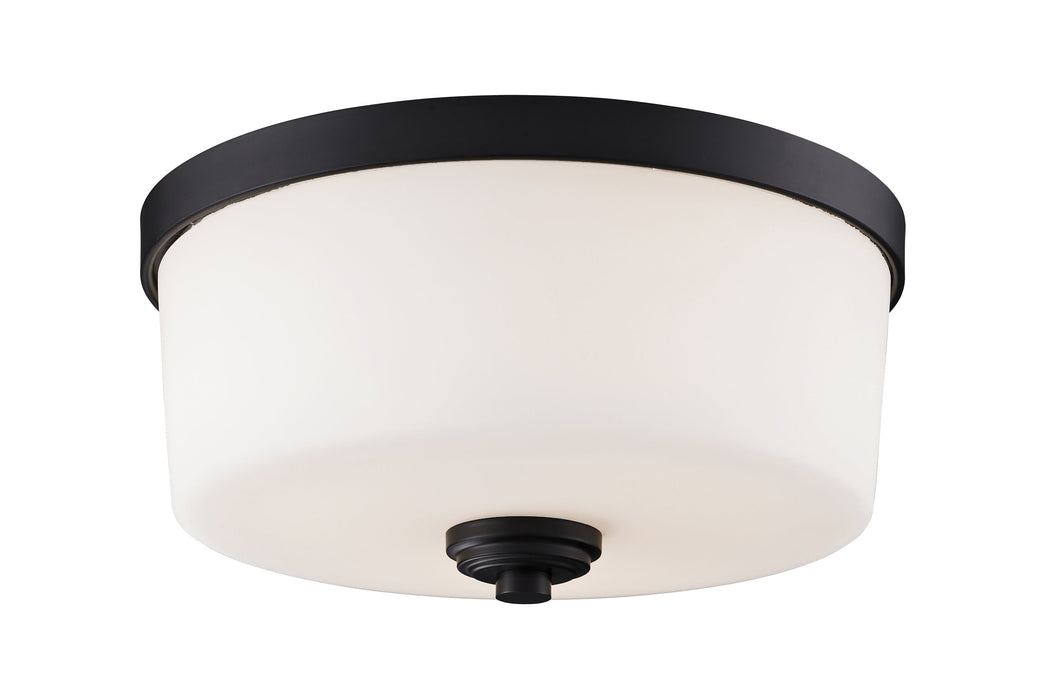 Flush Mount Z-Lite 220F3 Bronze Arlington 3 Light Flush Mount Z-Lite