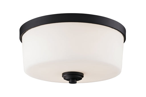 Flush Mount Z-Lite 220F3 Bronze Arlington 3 Light Flush Mount Z-Lite