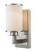 Wall Sconce Z-Lite 412-1S Brushed Nickel Savannah 1 Light Wall Sconce Z-Lite